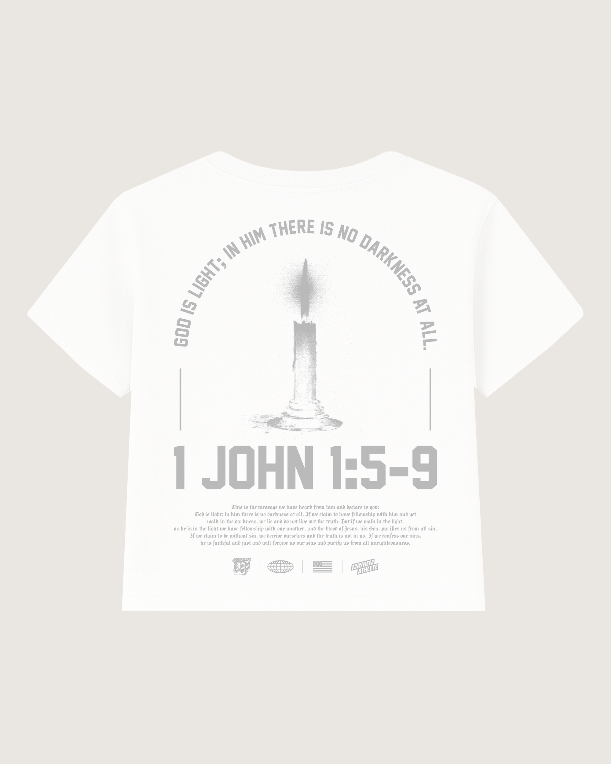 Women's Crop God Is Light