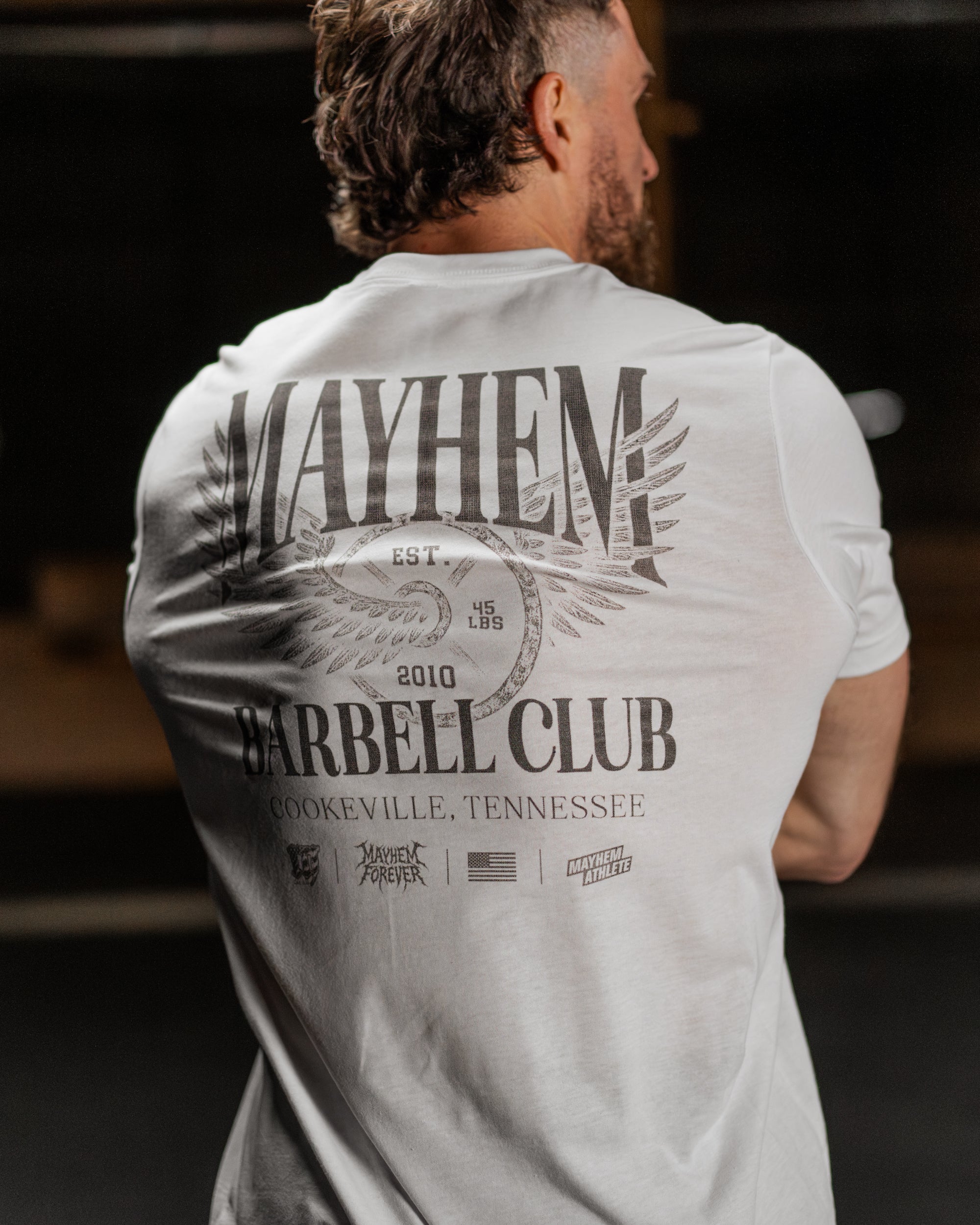 Mayhem Barbell Club Wings T-Shirt