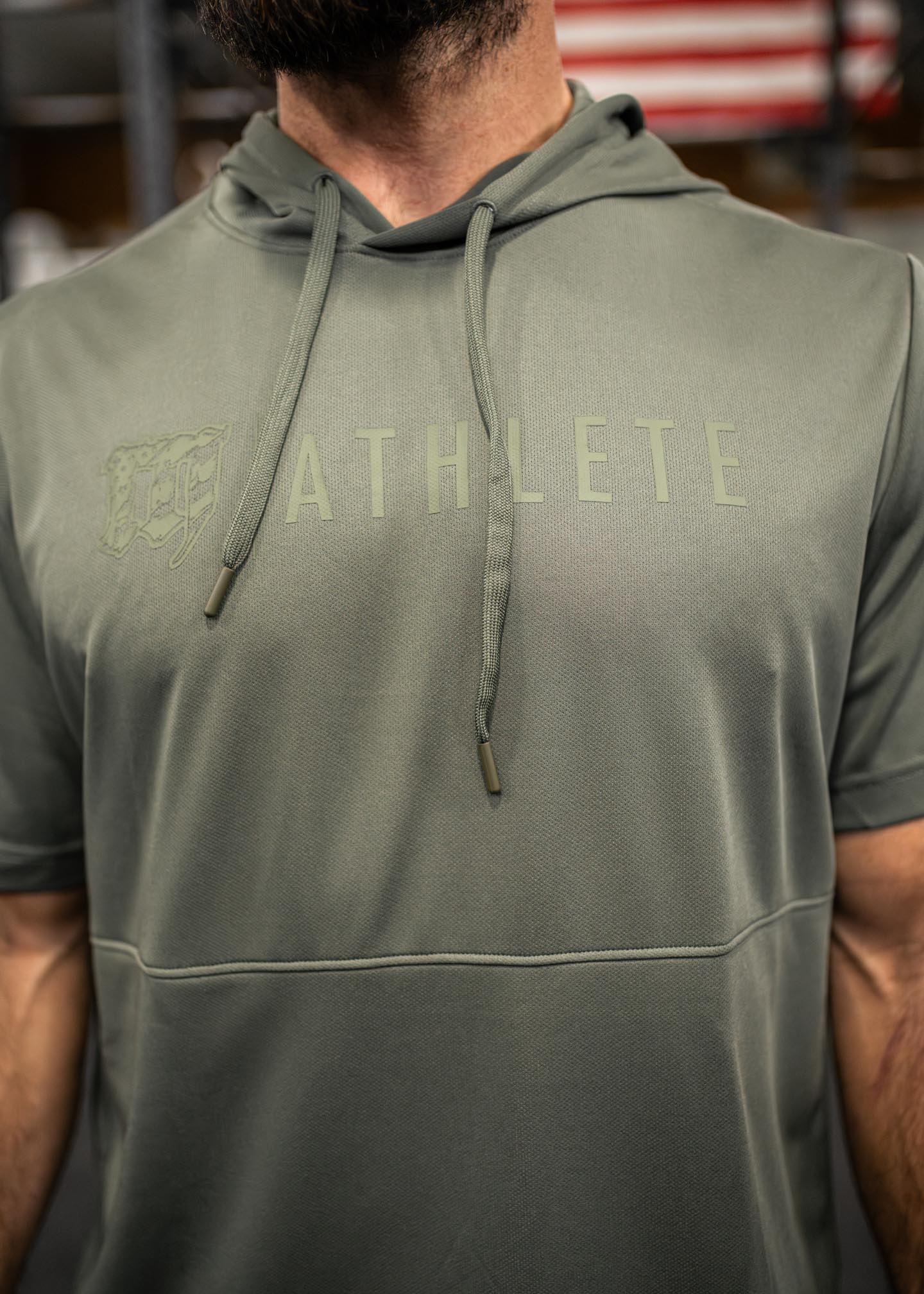 M | Athlete Performance Short Sleeve Hoodie