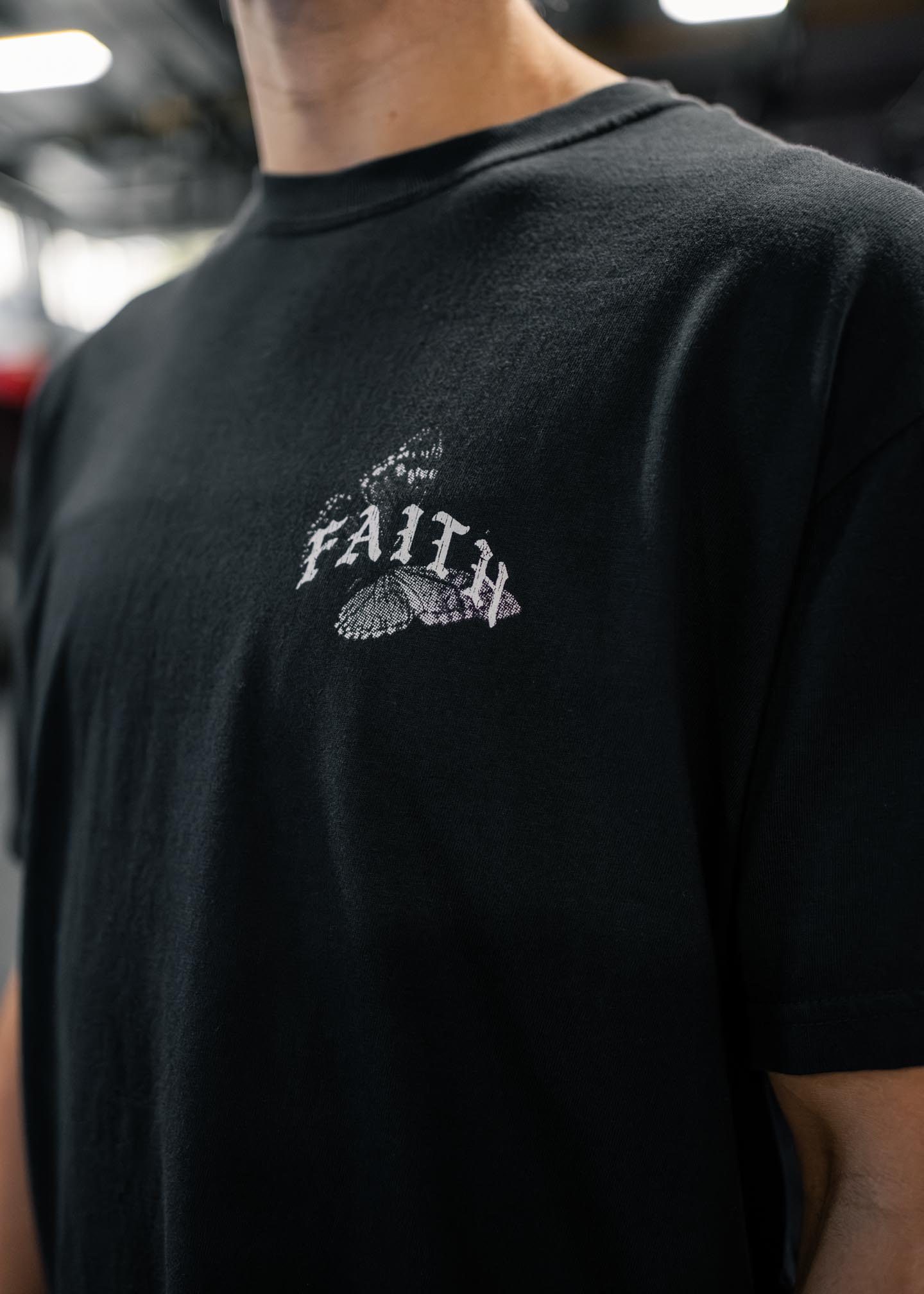 Faith Lion IV Butterflies T-Shirt