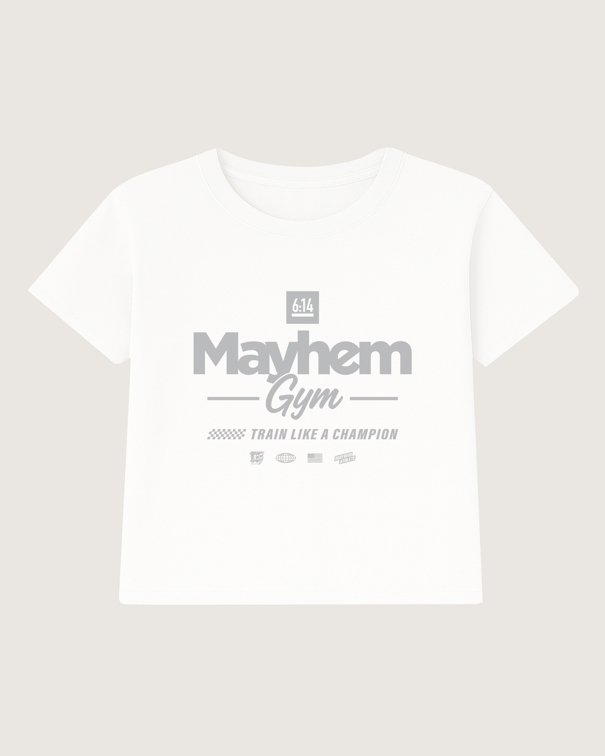 Women's Crop 6:14 Mayhem Gym