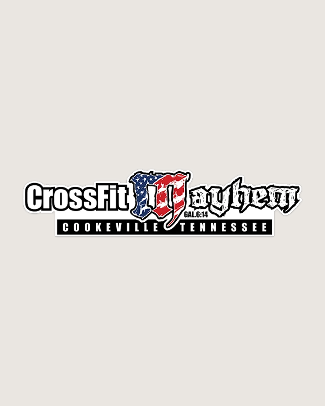 CrossFit Mayhem Sticker