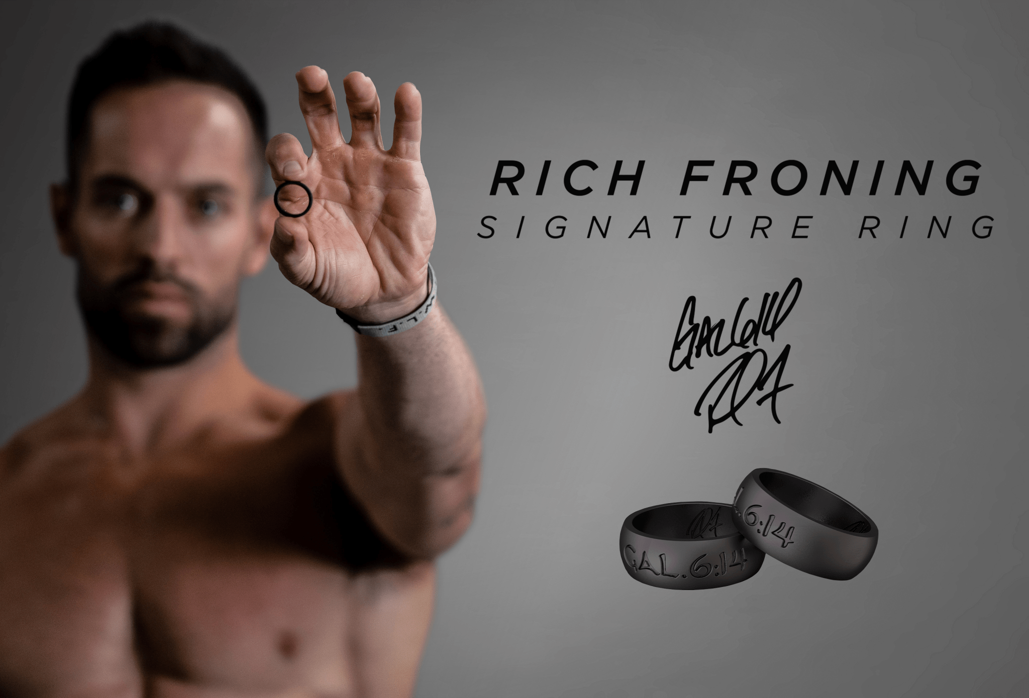 Rich Froning Signature Gal. 6:14 Ring