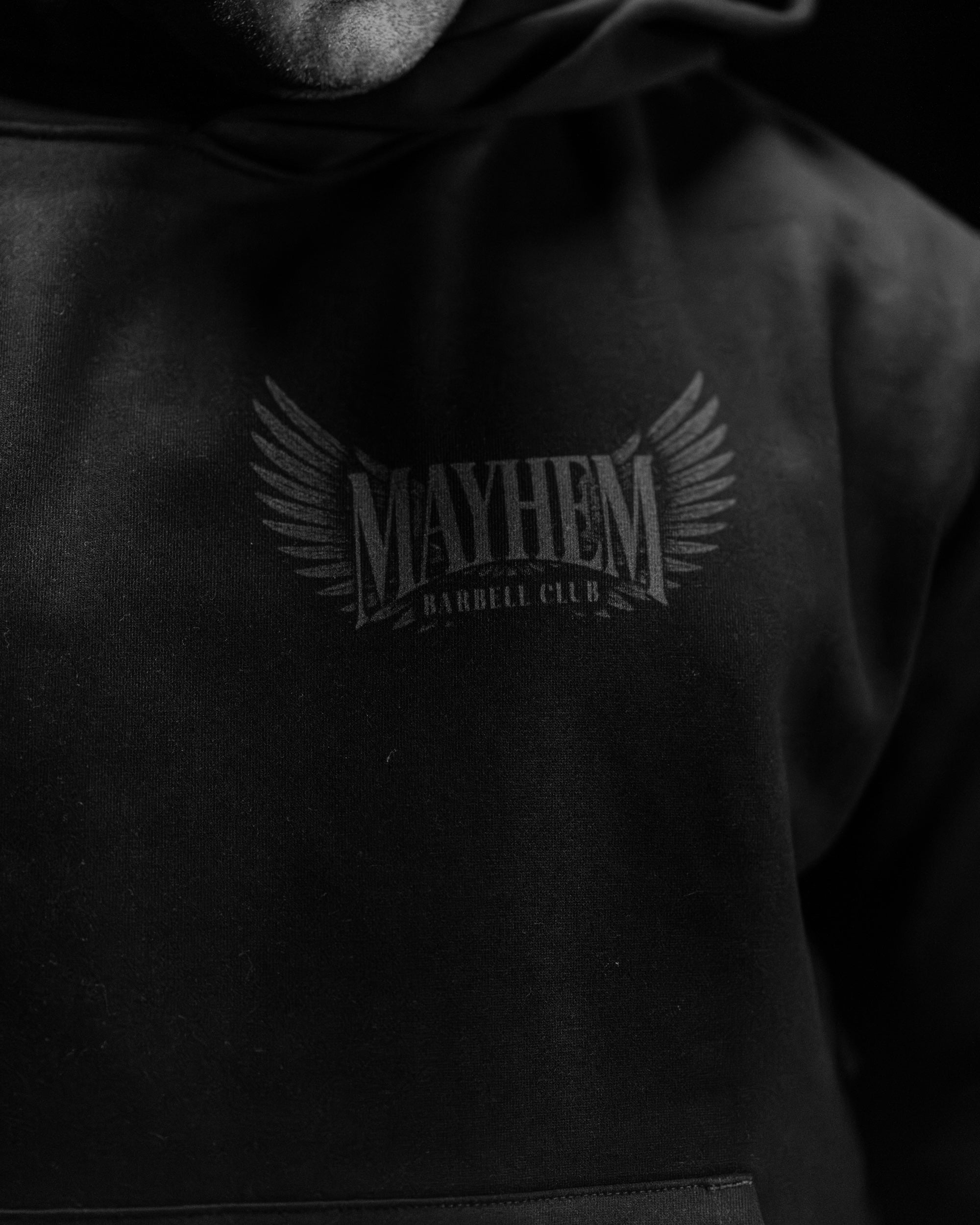 Mayhem Barbell Club Wings Hoodie