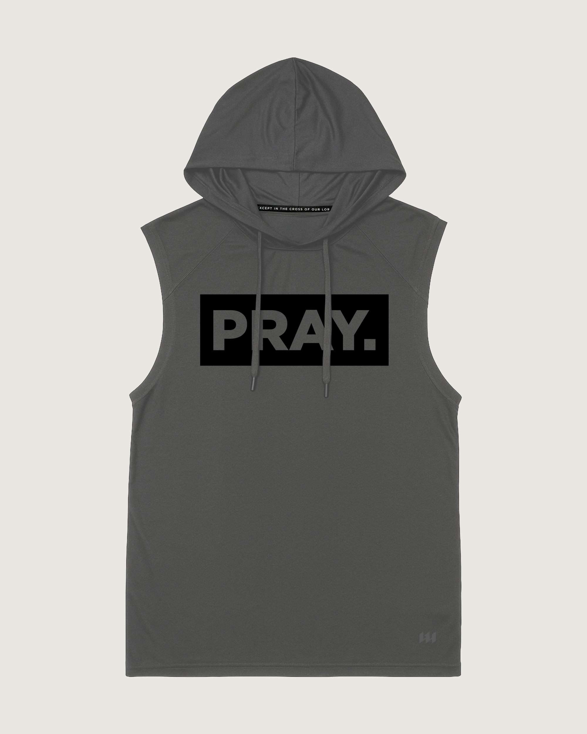 PRAY. Cutoff Hoodie