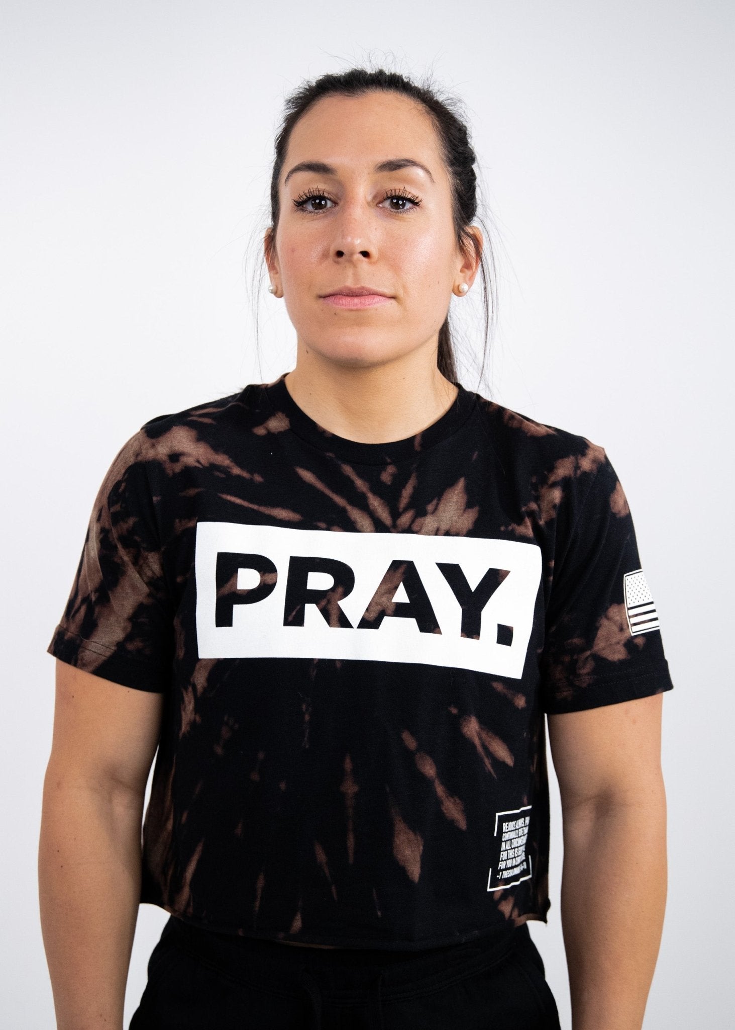 PRAY. Crop Tee